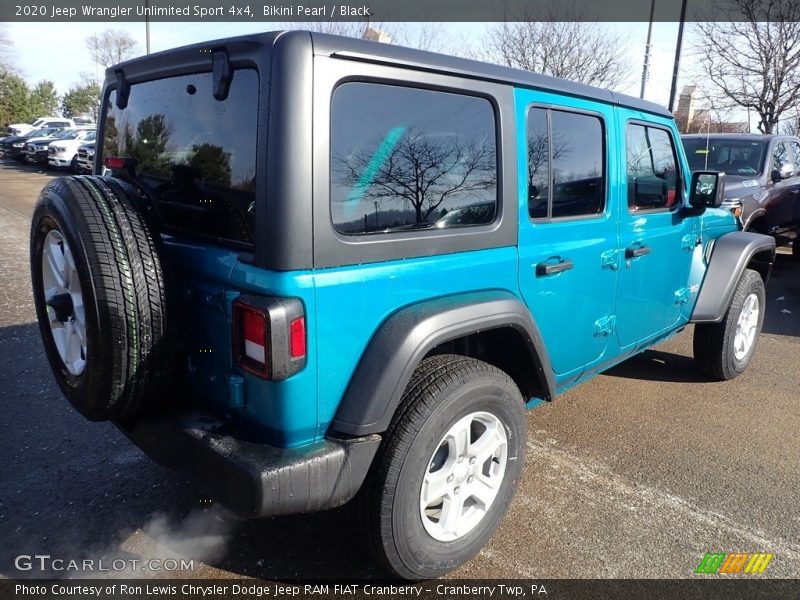 Bikini Pearl / Black 2020 Jeep Wrangler Unlimited Sport 4x4