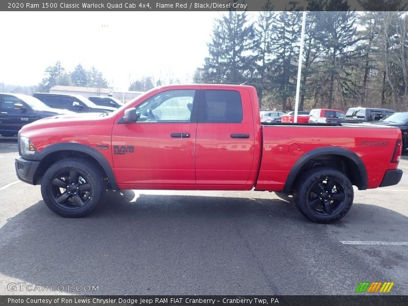 Flame Red / Black/Diesel Gray 2020 Ram 1500 Classic Warlock Quad Cab 4x4