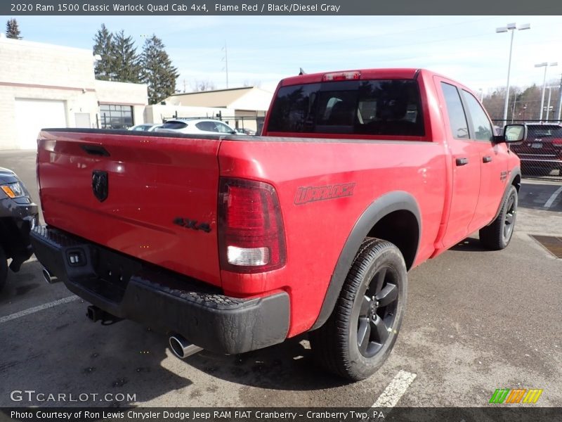 Flame Red / Black/Diesel Gray 2020 Ram 1500 Classic Warlock Quad Cab 4x4