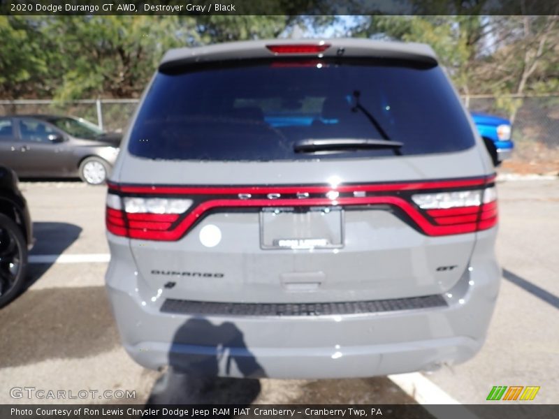 Destroyer Gray / Black 2020 Dodge Durango GT AWD