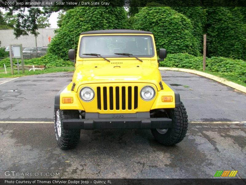 Solar Yellow / Dark Slate Gray 2006 Jeep Wrangler X 4x4