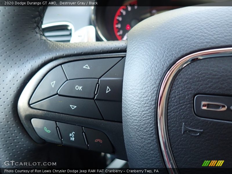 Destroyer Gray / Black 2020 Dodge Durango GT AWD