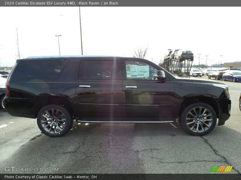 Black Raven / Jet Black 2020 Cadillac Escalade ESV Luxury 4WD