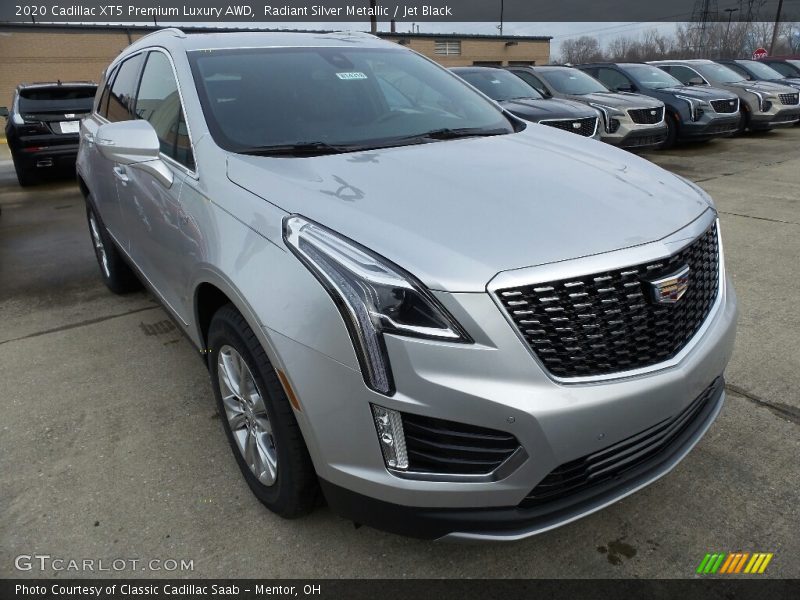 Radiant Silver Metallic / Jet Black 2020 Cadillac XT5 Premium Luxury AWD