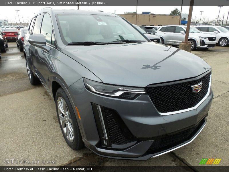 Satin Steel Metallic / Jet Black 2020 Cadillac XT6 Sport AWD
