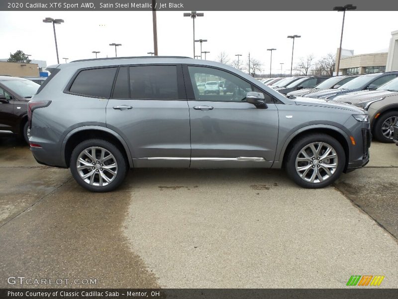 Satin Steel Metallic / Jet Black 2020 Cadillac XT6 Sport AWD