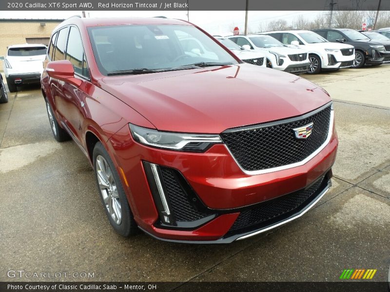Red Horizon Tintcoat / Jet Black 2020 Cadillac XT6 Sport AWD
