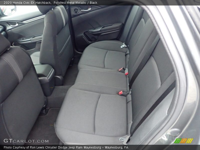 Polished Metal Metallic / Black 2020 Honda Civic EX Hatchback