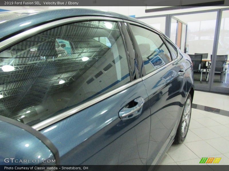 Velocity Blue / Ebony 2019 Ford Fusion SEL