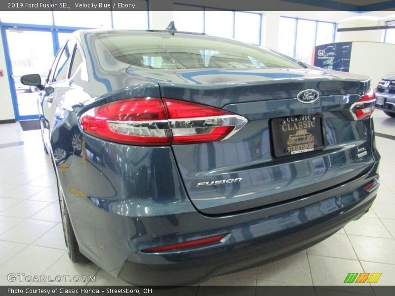 Velocity Blue / Ebony 2019 Ford Fusion SEL