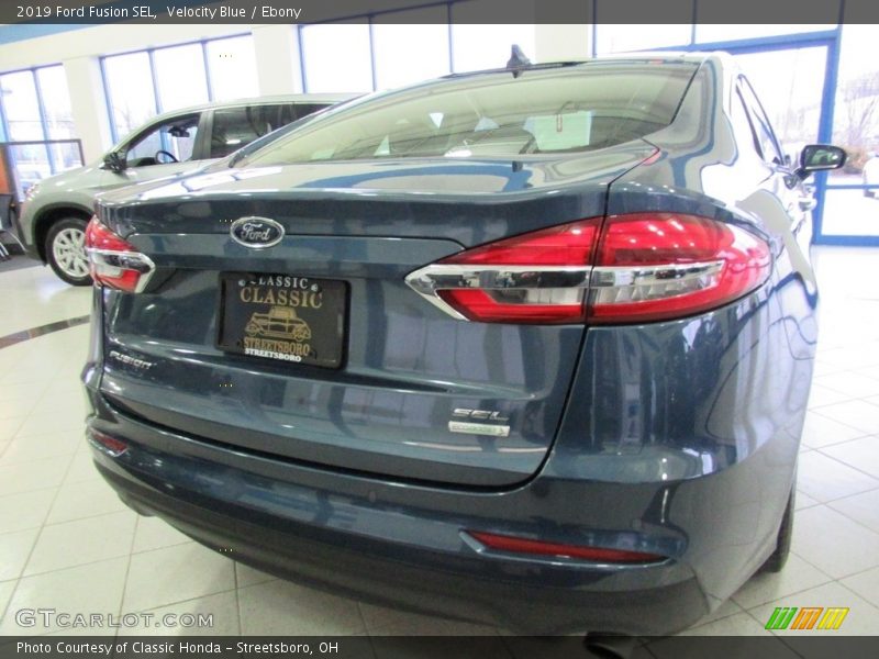Velocity Blue / Ebony 2019 Ford Fusion SEL
