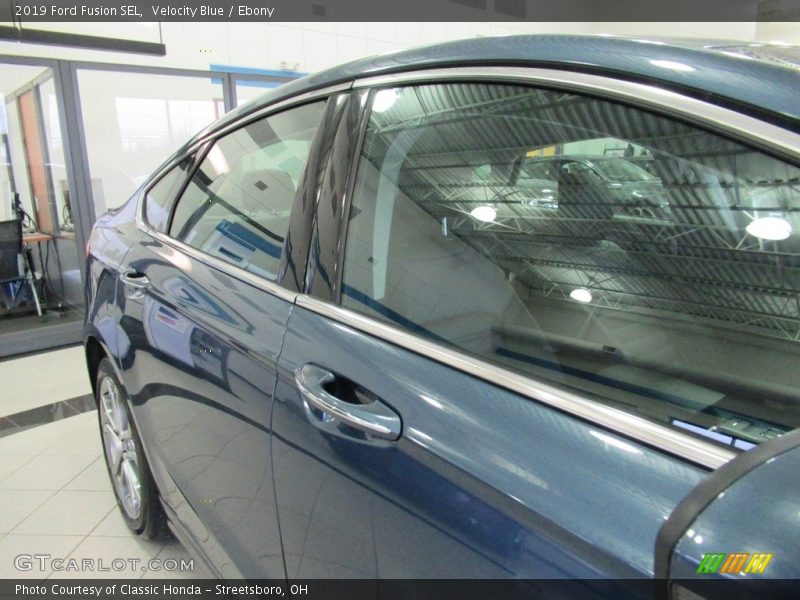 Velocity Blue / Ebony 2019 Ford Fusion SEL