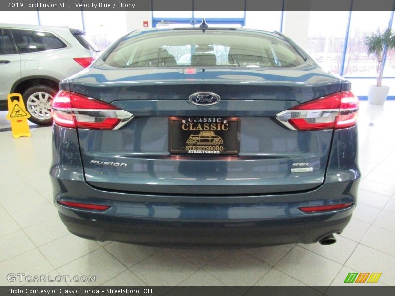 Velocity Blue / Ebony 2019 Ford Fusion SEL