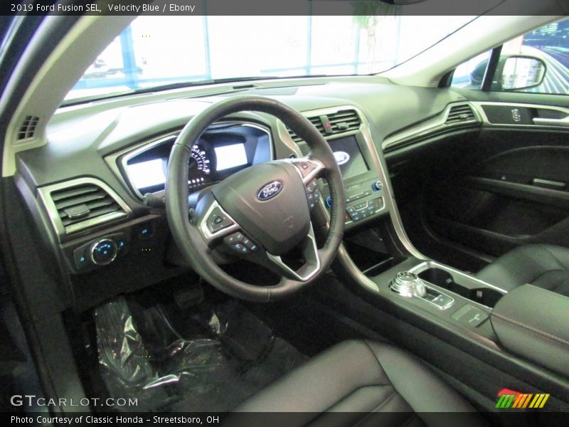 Velocity Blue / Ebony 2019 Ford Fusion SEL