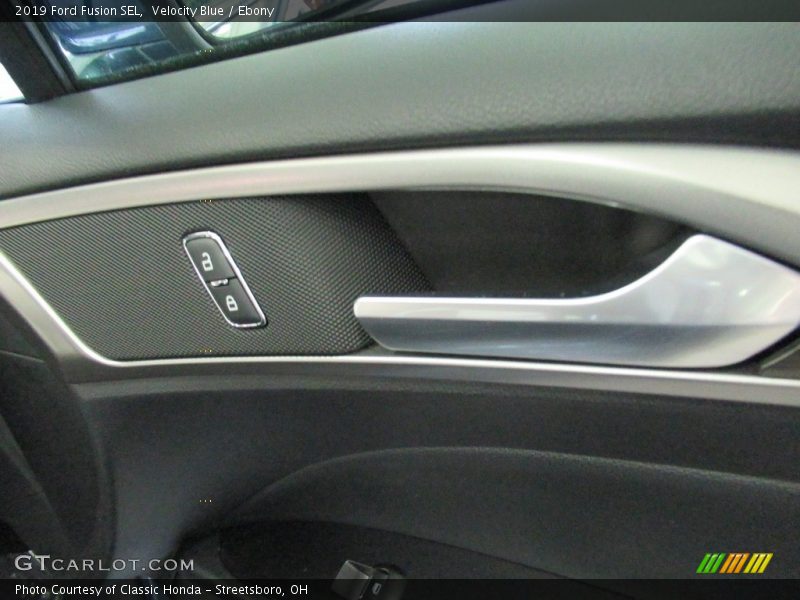 Velocity Blue / Ebony 2019 Ford Fusion SEL