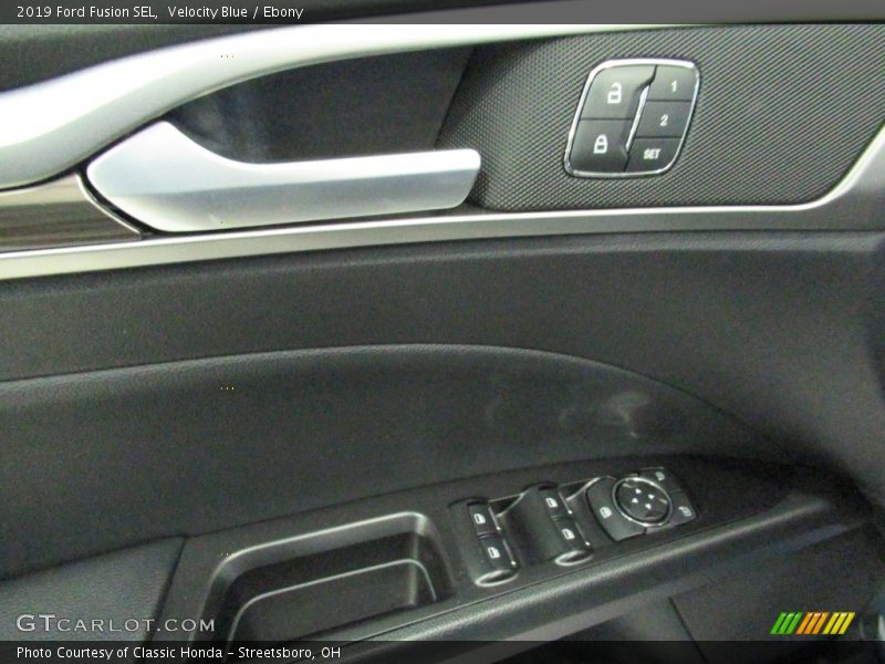 Velocity Blue / Ebony 2019 Ford Fusion SEL