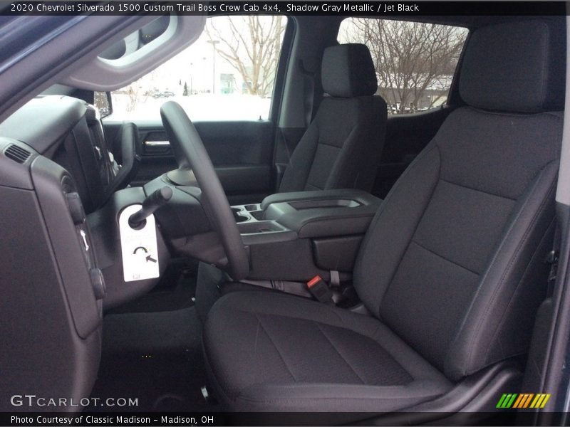 Shadow Gray Metallic / Jet Black 2020 Chevrolet Silverado 1500 Custom Trail Boss Crew Cab 4x4