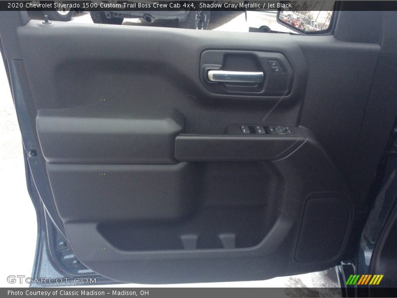 Shadow Gray Metallic / Jet Black 2020 Chevrolet Silverado 1500 Custom Trail Boss Crew Cab 4x4