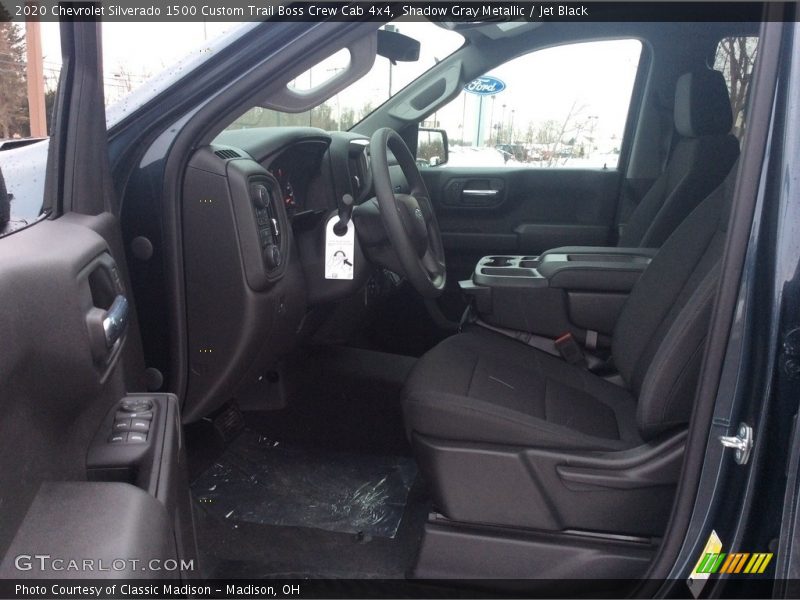 Shadow Gray Metallic / Jet Black 2020 Chevrolet Silverado 1500 Custom Trail Boss Crew Cab 4x4