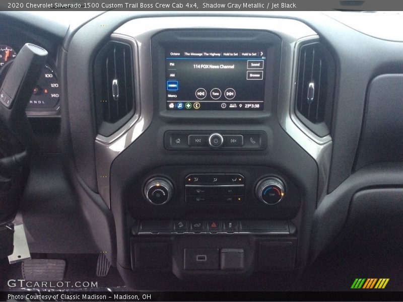 Shadow Gray Metallic / Jet Black 2020 Chevrolet Silverado 1500 Custom Trail Boss Crew Cab 4x4