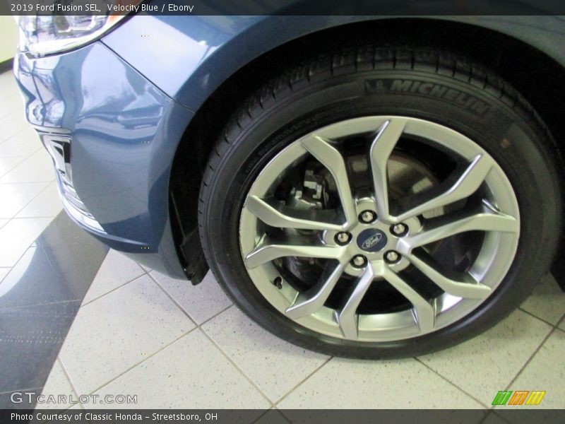 Velocity Blue / Ebony 2019 Ford Fusion SEL
