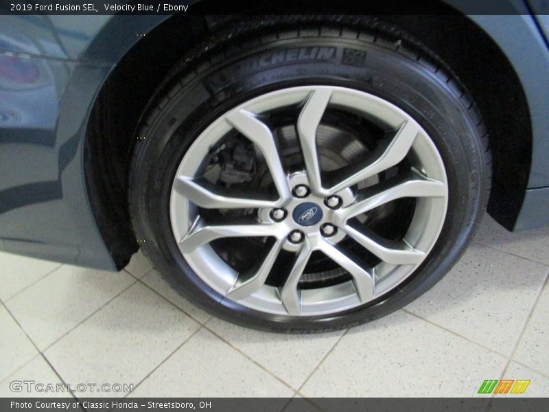 Velocity Blue / Ebony 2019 Ford Fusion SEL