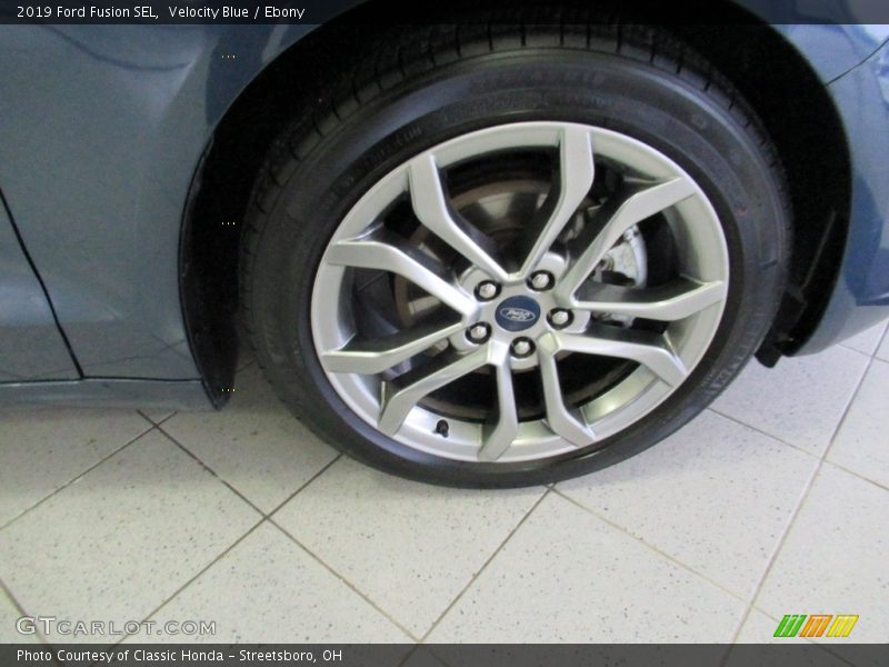 Velocity Blue / Ebony 2019 Ford Fusion SEL