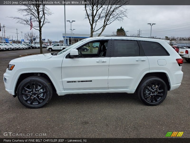 Bright White / Black 2020 Jeep Grand Cherokee Altitude 4x4