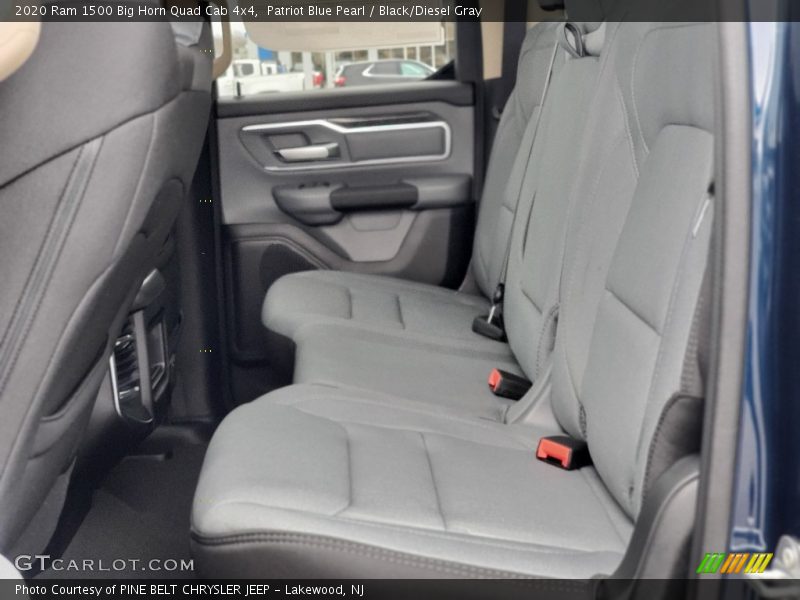 Rear Seat of 2020 1500 Big Horn Quad Cab 4x4