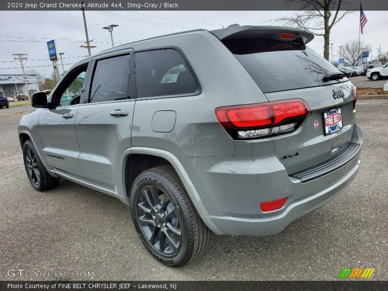 Sting-Gray / Black 2020 Jeep Grand Cherokee Altitude 4x4