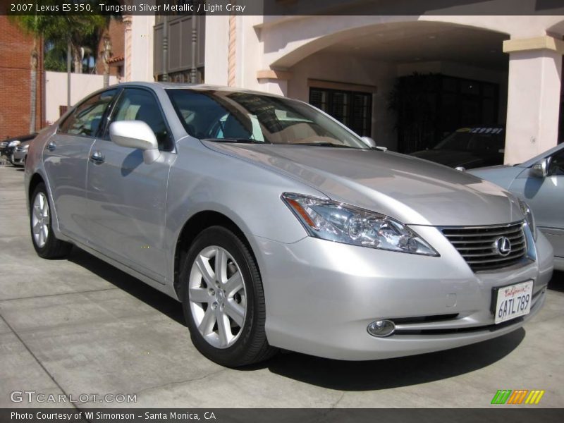 Tungsten Silver Metallic / Light Gray 2007 Lexus ES 350