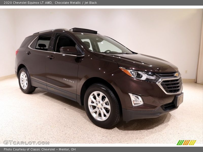 Chocolate Metallic / Jet Black 2020 Chevrolet Equinox LT AWD