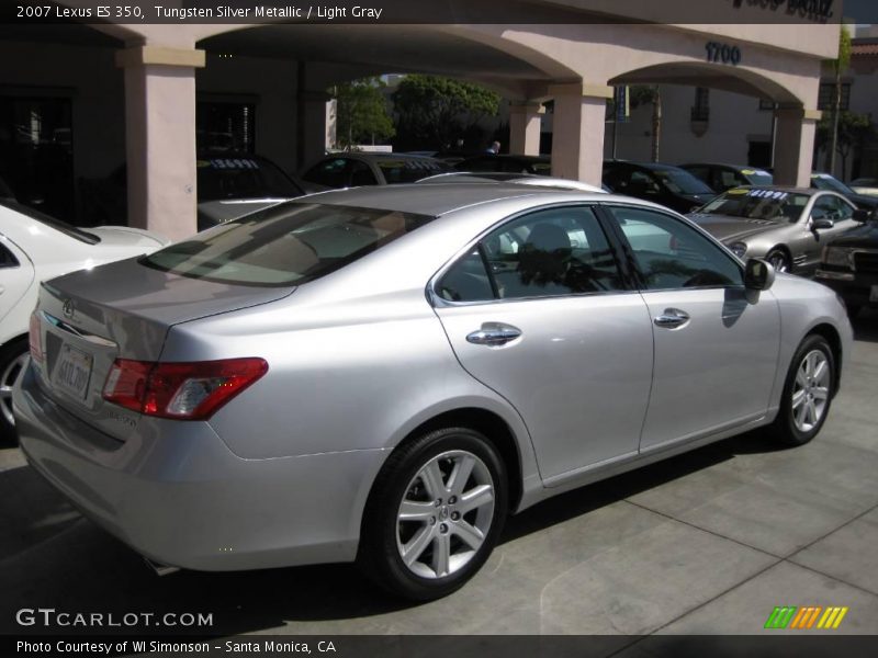 Tungsten Silver Metallic / Light Gray 2007 Lexus ES 350