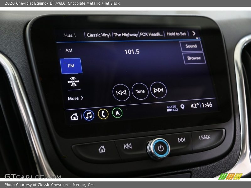 Chocolate Metallic / Jet Black 2020 Chevrolet Equinox LT AWD