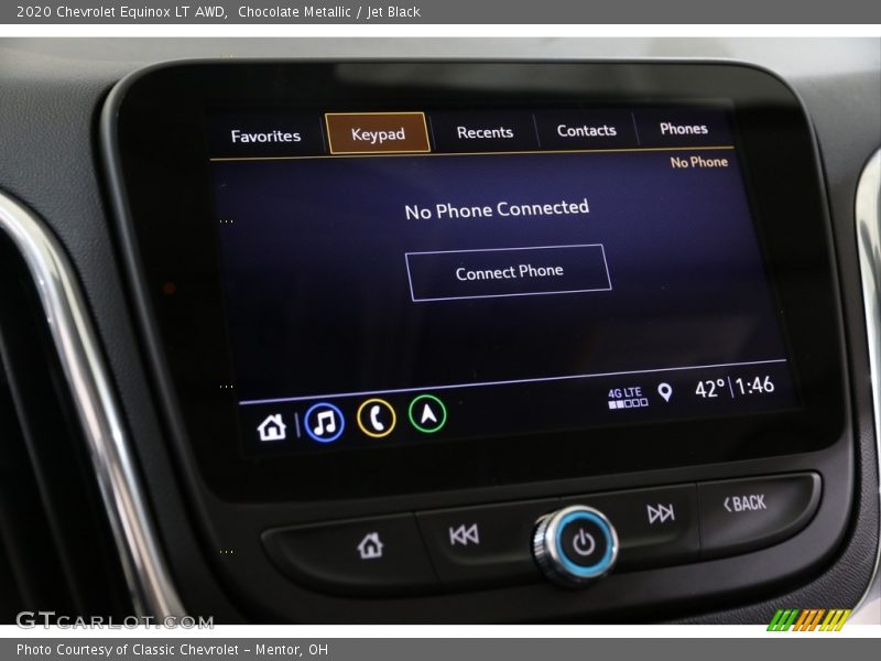 Chocolate Metallic / Jet Black 2020 Chevrolet Equinox LT AWD