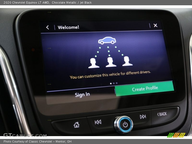 Chocolate Metallic / Jet Black 2020 Chevrolet Equinox LT AWD