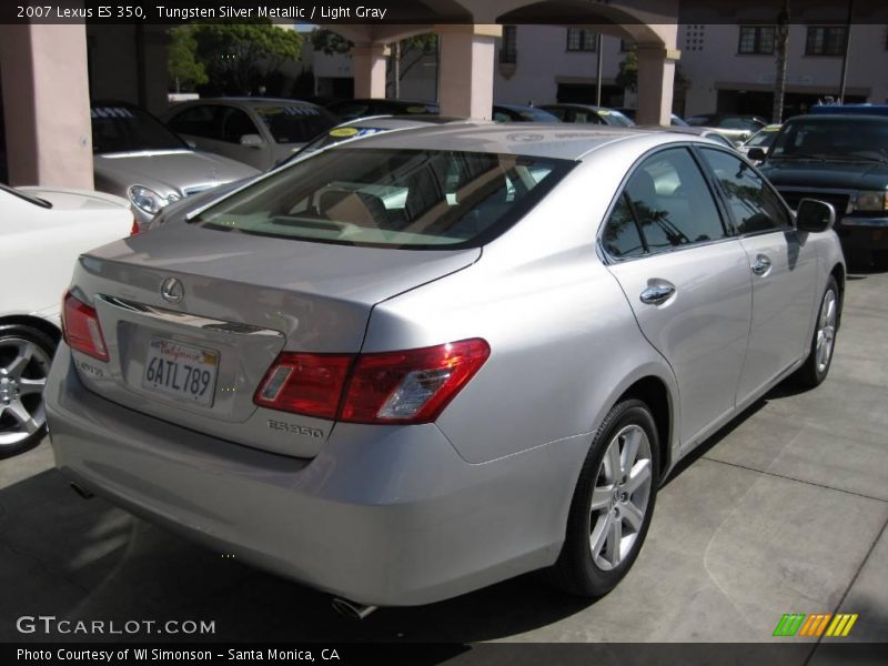 Tungsten Silver Metallic / Light Gray 2007 Lexus ES 350