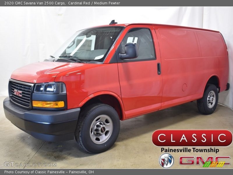 Cardinal Red / Medium Pewter 2020 GMC Savana Van 2500 Cargo