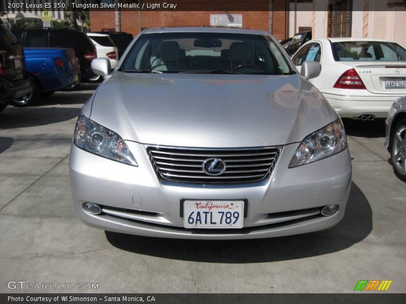 Tungsten Silver Metallic / Light Gray 2007 Lexus ES 350