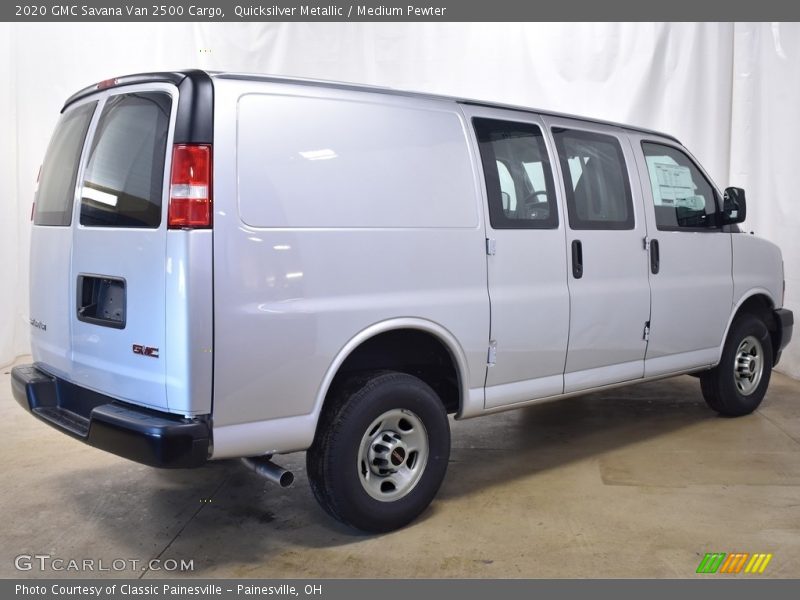 Quicksilver Metallic / Medium Pewter 2020 GMC Savana Van 2500 Cargo