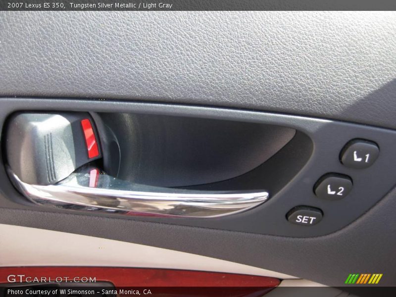 Tungsten Silver Metallic / Light Gray 2007 Lexus ES 350