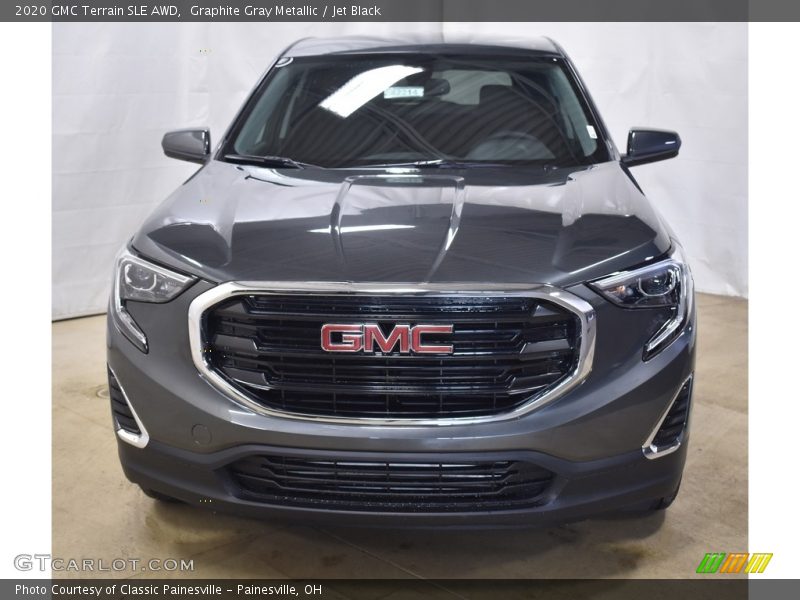 Graphite Gray Metallic / Jet Black 2020 GMC Terrain SLE AWD