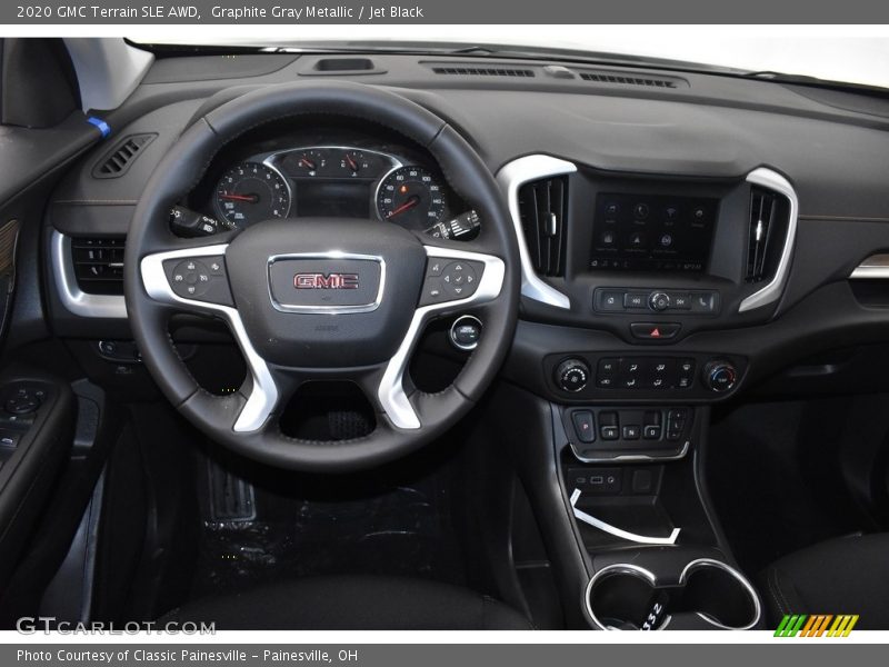 Graphite Gray Metallic / Jet Black 2020 GMC Terrain SLE AWD