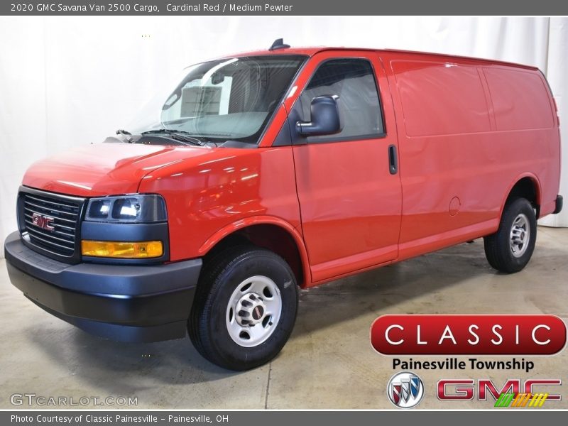 Cardinal Red / Medium Pewter 2020 GMC Savana Van 2500 Cargo