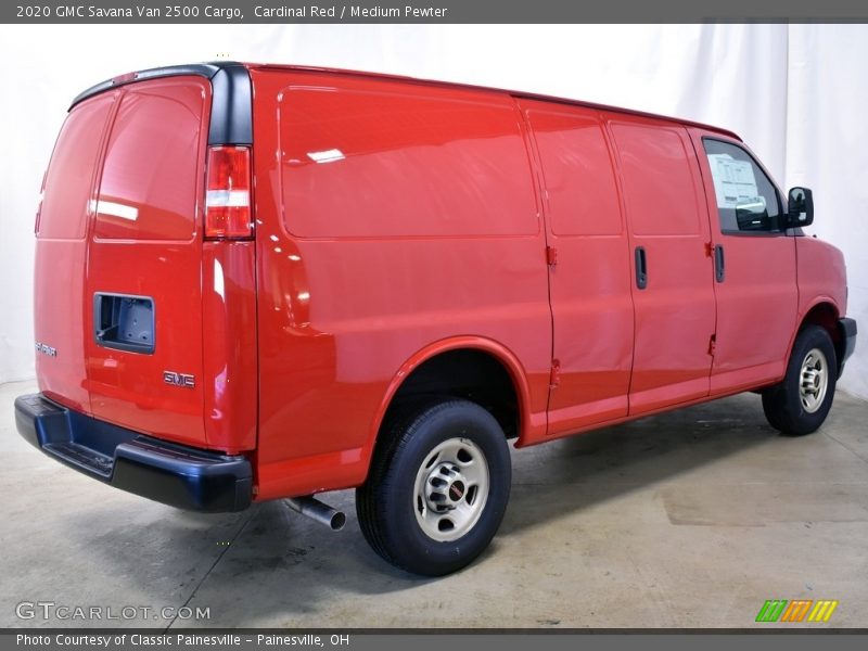 Cardinal Red / Medium Pewter 2020 GMC Savana Van 2500 Cargo