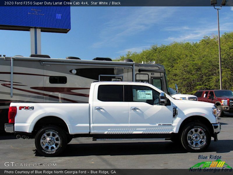 Star White / Black 2020 Ford F350 Super Duty Lariat Crew Cab 4x4