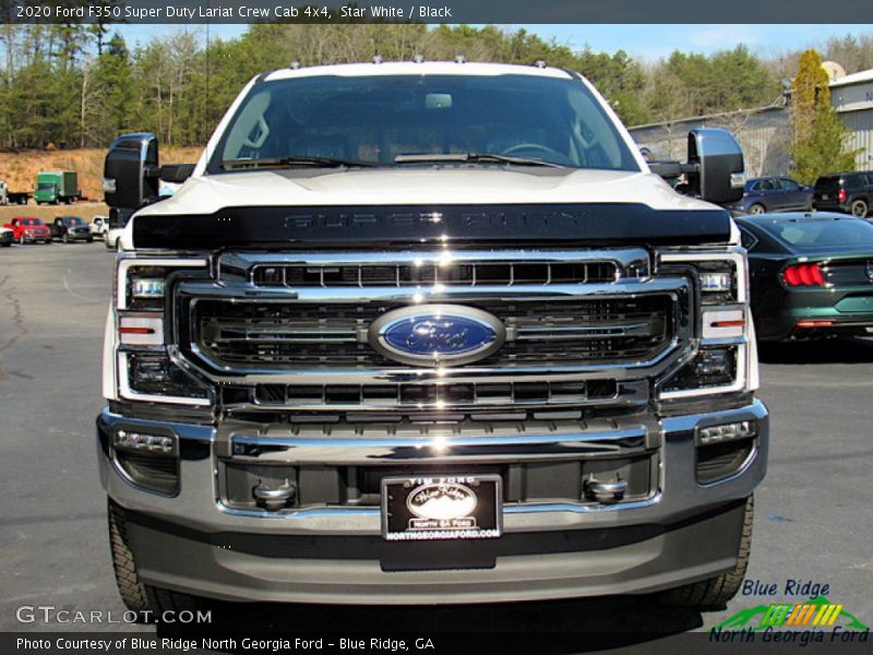 Star White / Black 2020 Ford F350 Super Duty Lariat Crew Cab 4x4