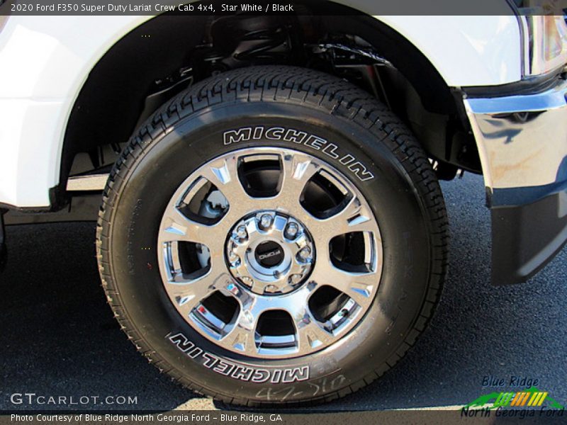 Star White / Black 2020 Ford F350 Super Duty Lariat Crew Cab 4x4