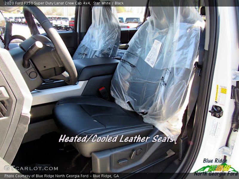 Star White / Black 2020 Ford F350 Super Duty Lariat Crew Cab 4x4