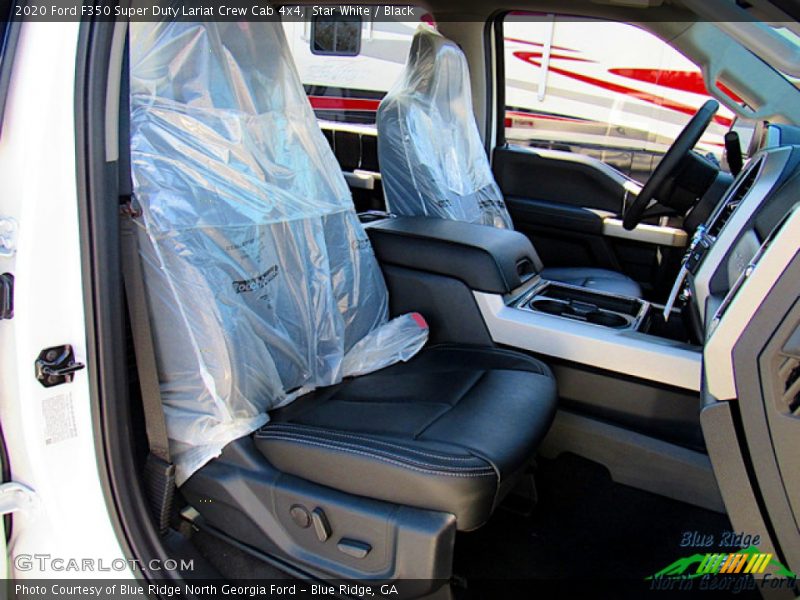 Star White / Black 2020 Ford F350 Super Duty Lariat Crew Cab 4x4